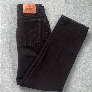 Vintage Levi’s 512 tapered high rise jeans